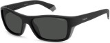 Ochelarii de Soare POLAROID PLD 7046/S 08A/M9, Rectangular, 57mm, Black-Grey