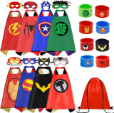 Ks Costumes Set de 8 bucăți pelerine de supererou și brățări palme pentru băieți