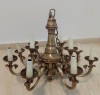 Spectaculos candelabru de dimensiuni impresionante din bronz masiv &icirc;n stilul francez Empire cu 12 brațe
