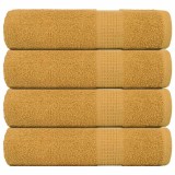 Gossi prosoape de maini, frogn, 4 buc., aurii, 50x100 cm, 360 g/m2
