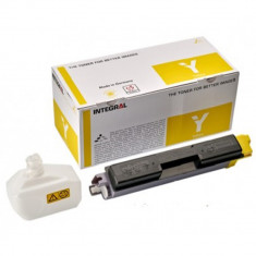 Toner Integral pentru Kyocera TK-5240Y, 3000 pagini, Compatibil cu ECOSYS M5526cdn/cdw, P5026cdn/cdw, Galben