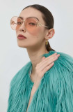 Gucci ochelari de soare GG1206SA femei, culoarea auriu