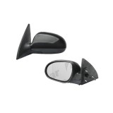 Oglinda exterioara Hyundai I30 (Fd) 03.2007-03.2012 partea stanga BestAutoVest crom asferica carcasa neagra reglare manuala prin cablu fara incalzire
