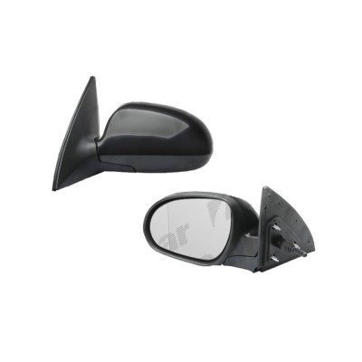 Oglinda exterioara Hyundai I30 (Fd) 03.2007-03.2012 partea stanga BestAutoVest crom asferica carcasa neagra reglare manuala prin cablu fara incalzire foto