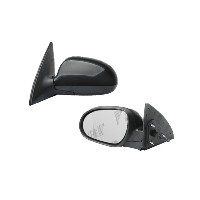 Oglinda exterioara Hyundai I30 (Fd) 03.2007-03.2012 partea stanga BestAutoVest crom asferica carcasa neagra reglare manuala prin cablu fara incalzire