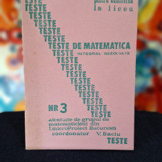 Carte - Teste de matematica integral rezolvate pentru admiterea la liceu, Nr. 3