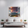 Folie imprimata color pentru decor perete locuinta, dimensiune 125 x 110cm, model: VIEW TO HAVEN 10, AVEX