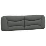 Cumpara ieftin Perna pentru tablie de pat, Hvar, gri inchis, 180 cm, material textil
