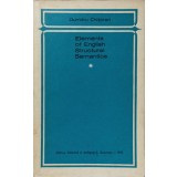 ELEMENTS OF ENGLISH STRUCTURAL SEMANTICS-DUMITRU CHITORAN-225781