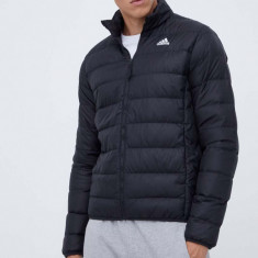 adidas geacă de puf bărbați, culoarea negru, de tranziție HZ5730