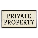 Placheta decorativa &quot;Proprietate Privata&quot; CS-87