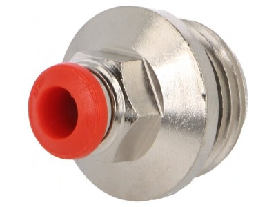 Racord Push-in Simplu Alamă Nichelată 1/2&amp;quot; 20bar foto