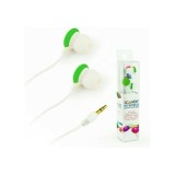 Casti HandsFree iCandy Stereo Jack 3.5 mm Verde Bluechip Blister