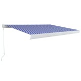 Cumpara ieftin Copertina manuala tip caseta, albastru si alb, 400 x 300 cm