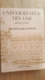 Universitatea din Iasi 1860-1985 Dezvoltarea stiintei