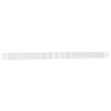 Cumpara ieftin Strat inaltat cu gabion arcuit, 800x100x50 cm, fier galvanizat