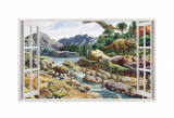 Cumpara ieftin Sticker decorativ cu Dinozauri, 85 cm, 4277ST