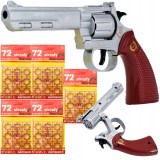 CAP GUN CAPS GRATUITE 10x720 bucăți REVOLVER METALIC PENTRU COPII