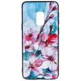 Husa Samsung Galaxy S9, TPU+PC, Print 3D Flowers, Protectie Telefon