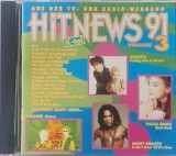 Various &lrm;&ndash; Hit News 91 Volume 3 NM / NM cd muzica synth pop, anii 90 _ K-tel, Olanda, 1991