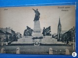 monumentul lui KOSSUTH SZOMBOR - ARAD , carte postala , necirculata