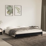 VidaXL Cadru de pat fără saltea, negru, 160x200 cm, catifea 346984