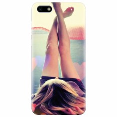Husa silicon pentru Huawei Y5 Prime 2018, Relax Girl