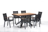 Cumpara ieftin Set masa si scaune de gradina (7 piese) Sydney 2 Multicolor 90x150x90 cm