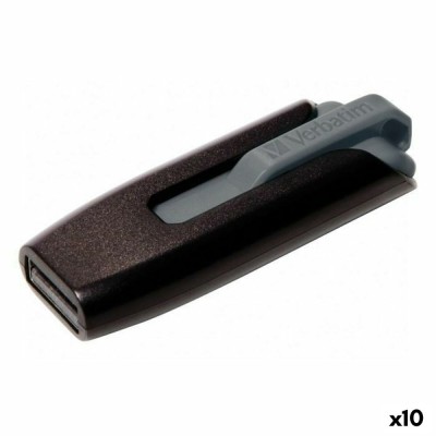 Memorie USB Verbatim V3 STORE &amp;acute;N&amp;acute;GO Negru 256 GB (10 Unități) foto
