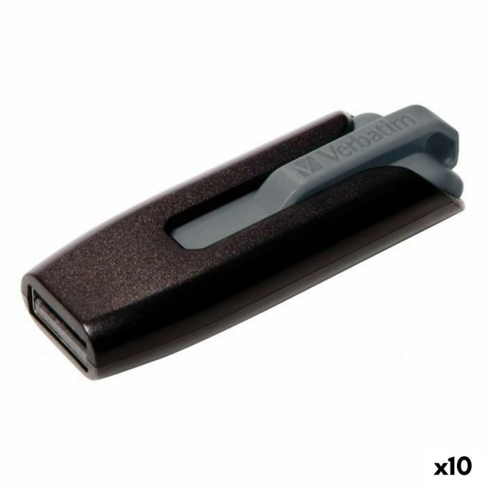 Memorie USB Verbatim V3 STORE &acute;N&acute;GO Negru 256 GB (10 Unități)