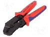 Cleste pentru sertizare conectori BNC, conectori COAX, conectori TNC, pe cablu RG223, RG58, RG59, RG62, RG71, KNIPEX - 97 52 20