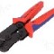 Cleste pentru sertizare conectori BNC, conectori COAX, conectori TNC, pe cablu RG223, RG58, RG59, RG62, RG71, KNIPEX - 97 52 20