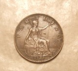 Farthing Anglia 1933, Moneda Britanica Veche