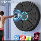 Aparat de Box Interactiv cu Bluetooth pentru Antrenament Acasa pentru adulti si copii, display pentru monitorizarea loviturilor, Iluminare LED a zonei