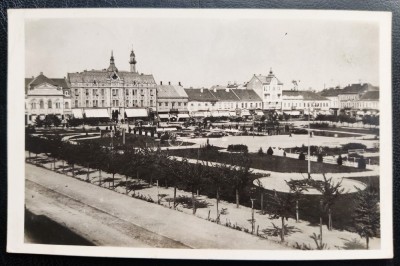 Satu Mare - Szatmar Nemeti - Parkreszlet - tip fotografie, circulata dar nu se mai vede scrisul (probabil a fost scrisa cu creion) foto