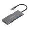 Adaptor Multiport Hub 7 in 1 USB Type-C la HDMI 4K, USB-C PD, USB 3.0, Card Reader, Blueendless HC701