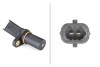 HELLA 6PU 009 121-221 Senzor impulsuri, arbore cotit