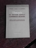 ELEMENTE DE BETON ARMAT COMPRIMATE EXCENTRIC - D. MORARU