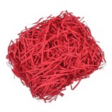 Iarbă Decorativă, 50g, Culoare Roșie, Material H&acirc;rtie, Oem