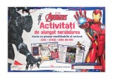 Marvel. Avengers. Activitati de alungat nerabdarea. Carte cu planse reutilizabile si carioca, Litera