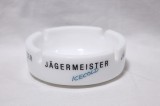 Scrumiera de masa Jagermeister ceramica alba Franta 10.6 cm vintage