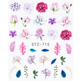 Cumpara ieftin Tatuaj Unghii LUXORISE Flower Future, STZ-715, LUXORISE Nail Art