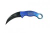 Briceag Karambit IdeallStore&reg;, prindere curea, 17 cm, negru