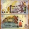 !!! GEORGIA - 5 LARI 2021 - P 76 b - UNC / SERIA AB