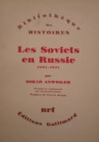 LES SOVIETS EN RUSSIE 1905-1921 - OSKAR ANWEILER (CARTE IN LIMBA FRANCEZA)