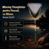 Minciog Triunghiular pentru Pescuit, cu M&acirc;ner, Model 50107