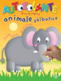 Autocolante repoziționabile: Animale sălbatice - Paperback - Litera mică