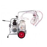 Aparat de muls oi si capre EMT, 2 posturi, 1 bidon aluminiu 20L, EMT2+1GA20, tanc vacuum 16L, 0.75CP