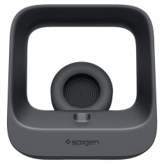 Stand cu Incarcare 2 in 1 Spigen S316 Charcoal foto