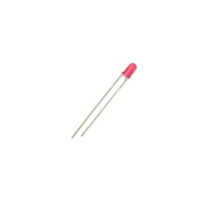 LED 3mm rosu 1.9V-2.1V 20mA 620-625 MCD 300-400